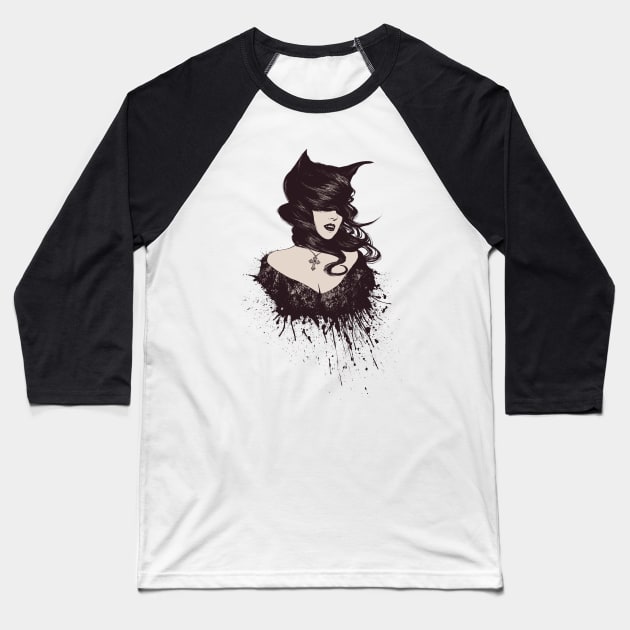 La Vampire Baseball T-Shirt by Moutchy